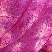 Tiedyed Lycra/Foil - Pink